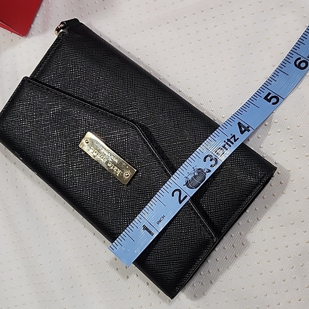 Kate Spade black Wallet Wristlet Saffiano Leather - Picture 8 of 9